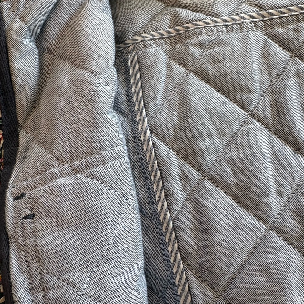 J crew liberty fabric cotton quilted jacket floral - Picture 2 of 5